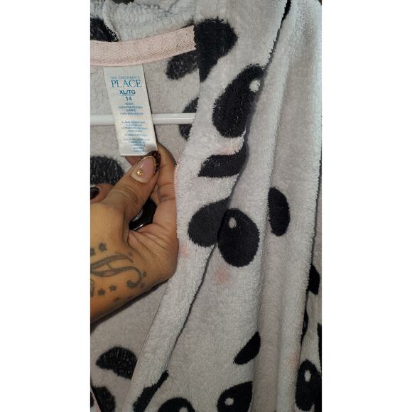 The Children’s Place Panda Hooded Fleece Onesie Kids 14 XL - Picture 5 of 5